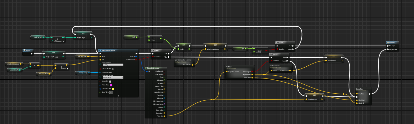 Blueprint for the ramp blinking